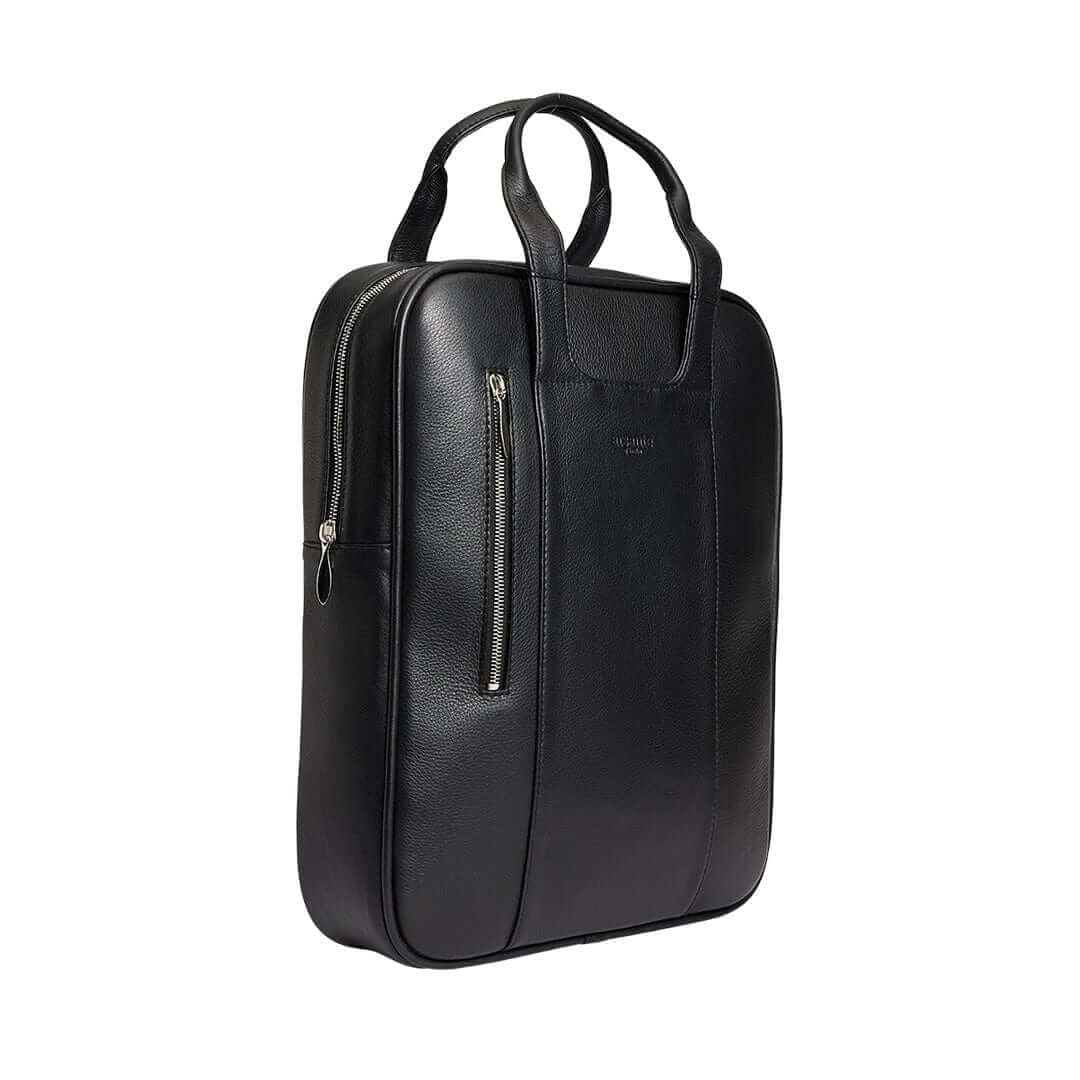 Arsante® Iconic Tote Leather Bag Rich Black