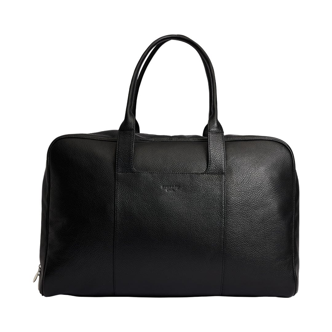 Arsante® Weekend Leather Bag Rich Black