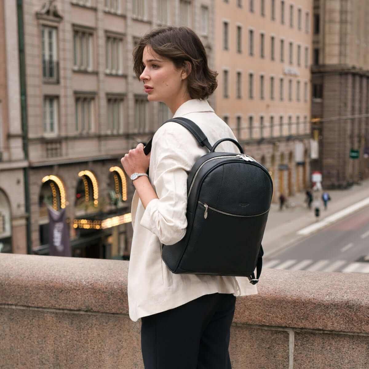 High-End Luxury Leather Arsante Backpack for Daily Adventures