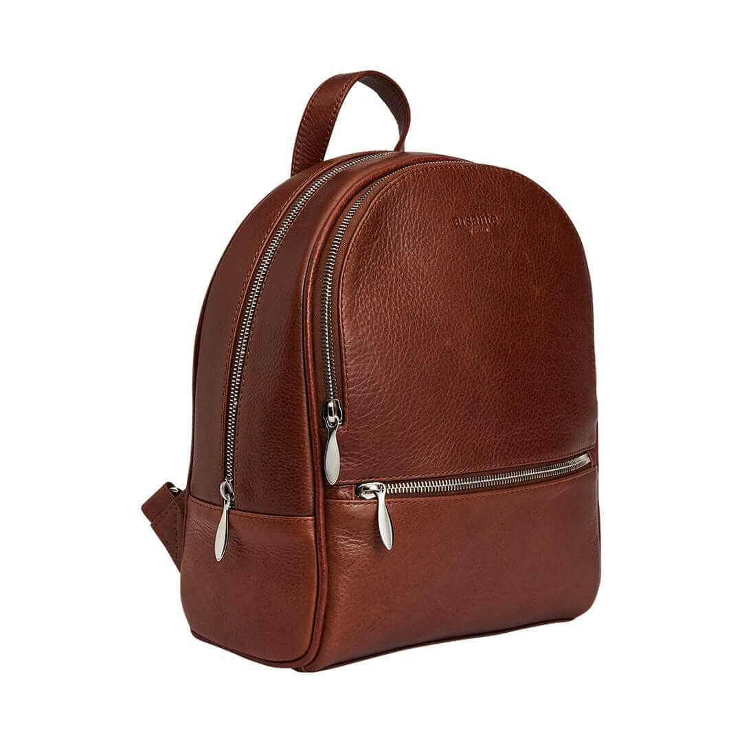 Unmatched Durability and Style with the Arsante of Sweden Leather Backpack Brown