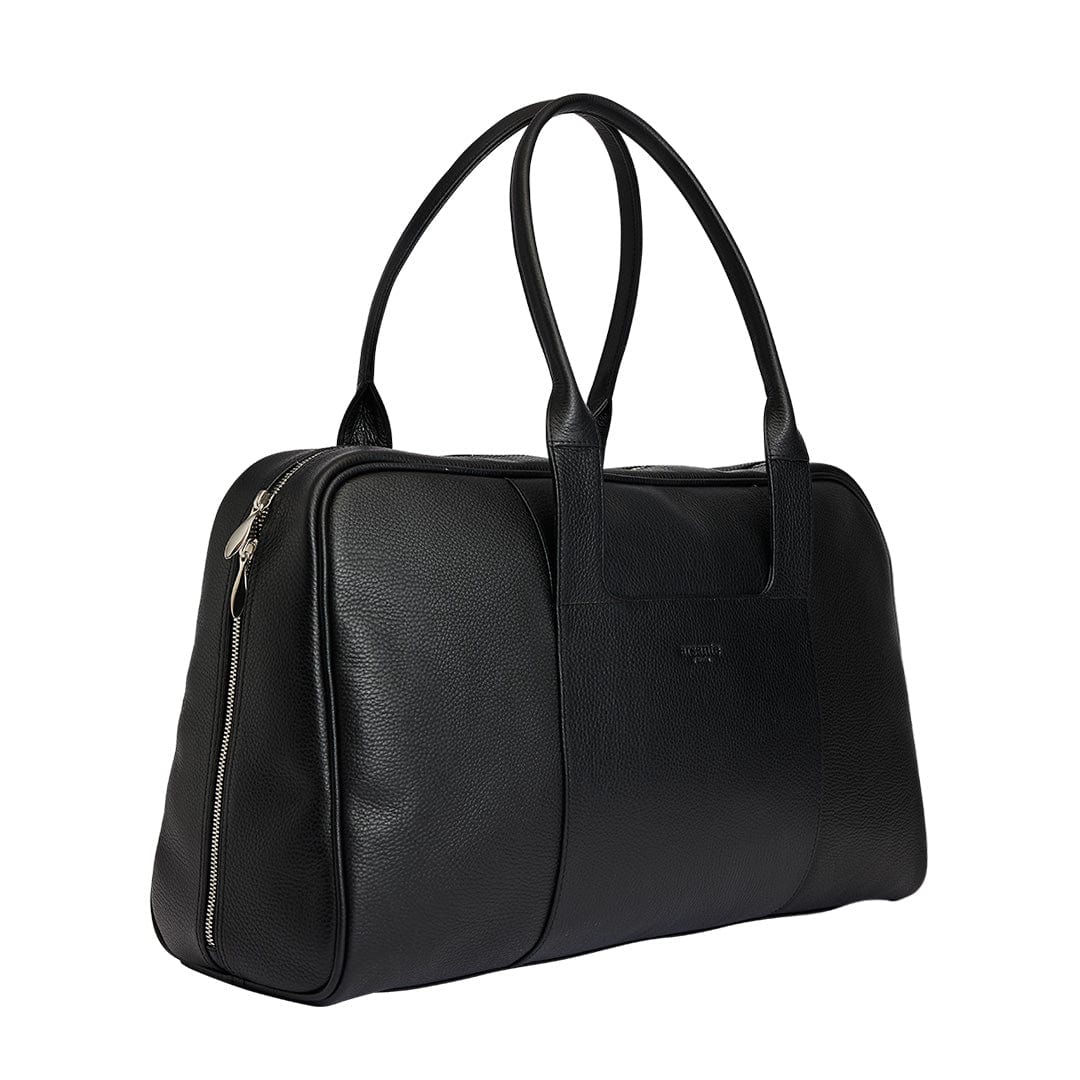 Arsante® Weekend Mini Leather Bag Rich Black