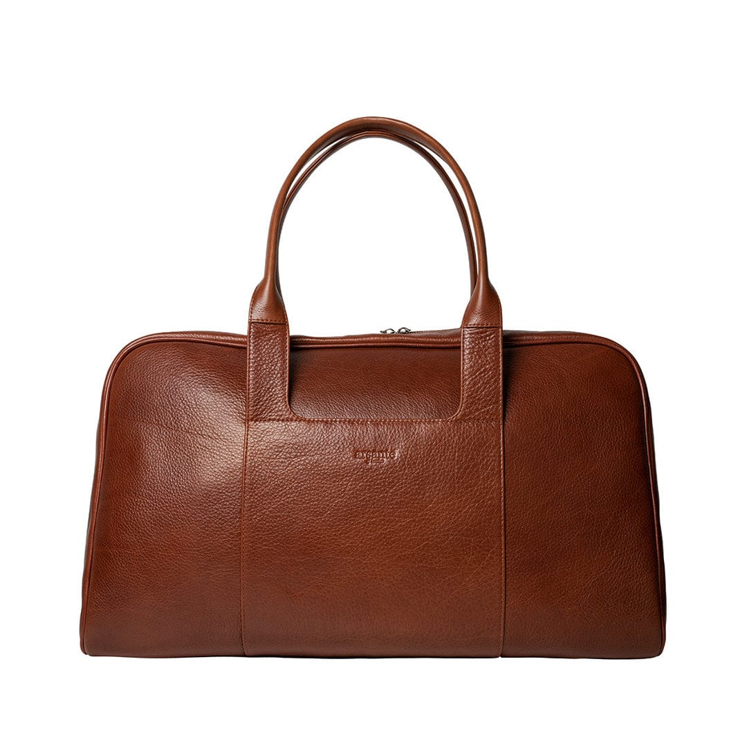 Arsante® Weekend Mini Leather Bag Whisky Brown