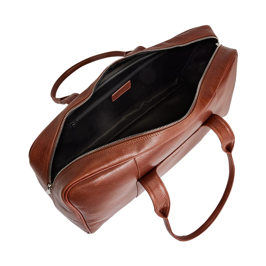 Arsante® Weekend Mini Leather Bag Whisky Brown