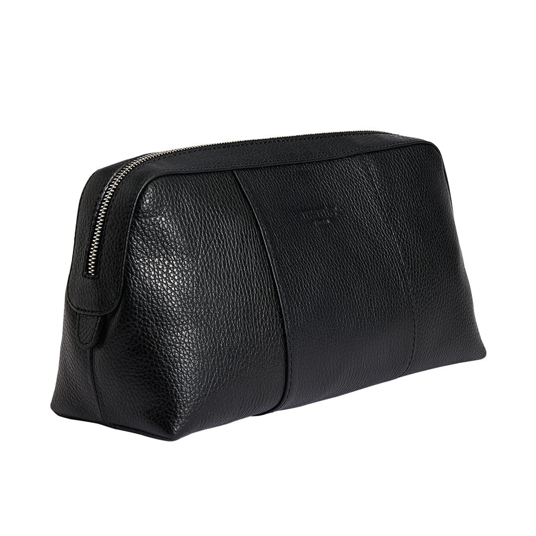 Arsante® Toilet Bag Leather Rich Black