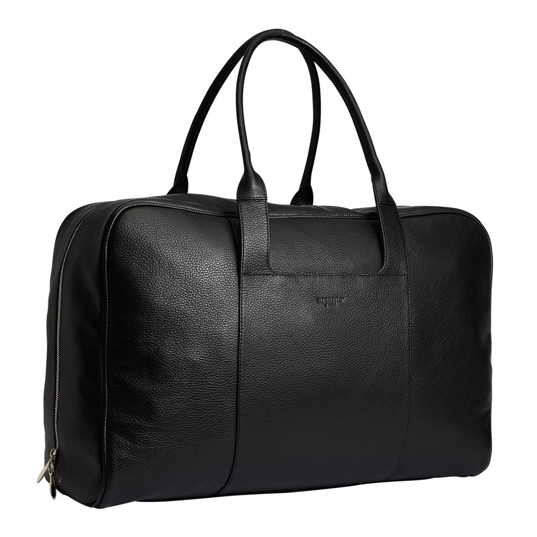 Arsante® Weekend Leather Bag Rich Black